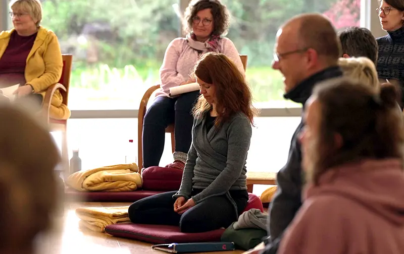 DFME Teilnehmerin Meditationsübung